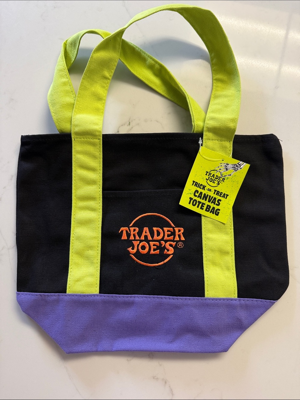 Trader Joe’s Trick or Treat Canvas Mini Tote Bag